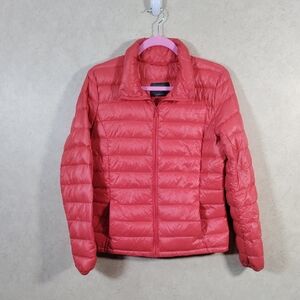 7157 United Colors Of Benetton red Light Down puffer jacket 44 8